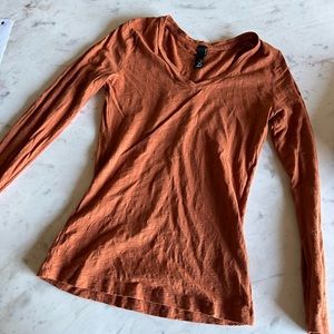 Bobi | burnt orange soft long sleeve
